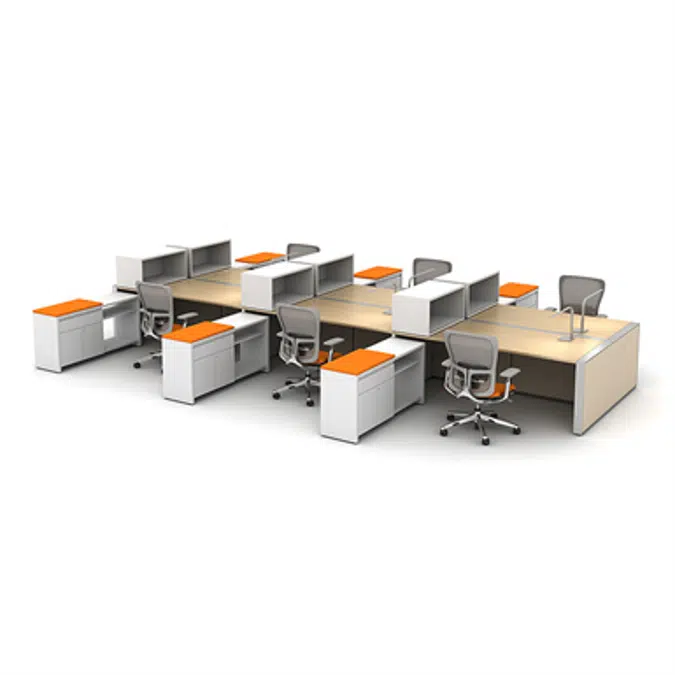 Image showcasing BIM objects - Free download! Haworth - Idea Starter 80 - Design Intent ...
