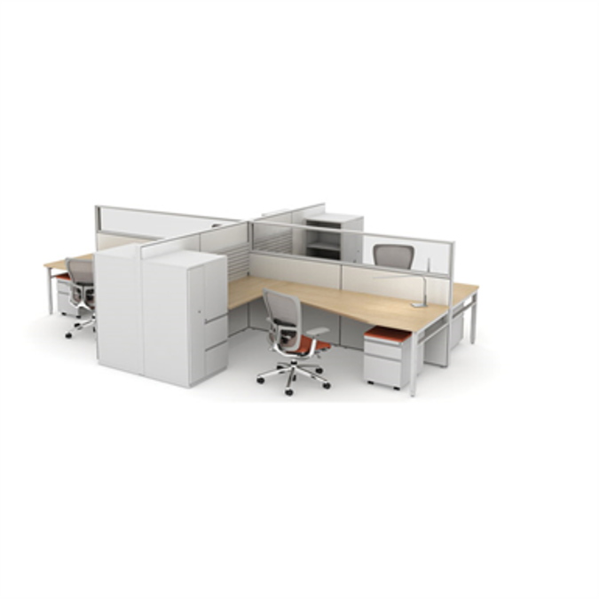 BIM objects - Free download! Haworth - Idea Starter 6 - Design Intent ...