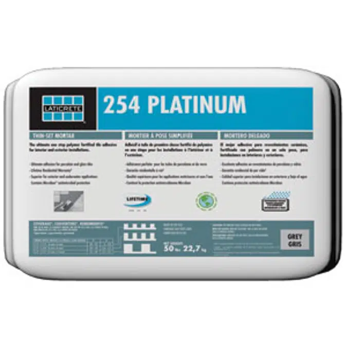 BIM objects - Free download! LATICRETE® 254 Platinum | BIMobject
