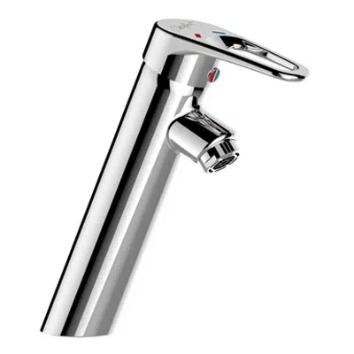 75842 PRESTO Sanifirst Washbasin mixer with openwork lever without drain için görüntü