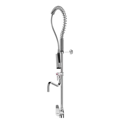 70822 - PRESTO CHEF Column – deck-mounted mixer – rinsing head için görüntü