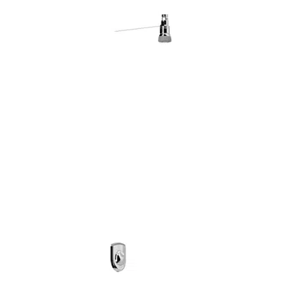 Image for 27484 - DL 400 SE timed-flow shower, concealed with ceiling head, with stop valve