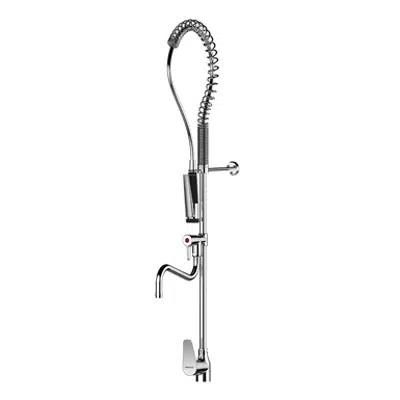 Imagem para 70818 - PRESTO CHEF Column –deck-mounted mixer – rinsing head}