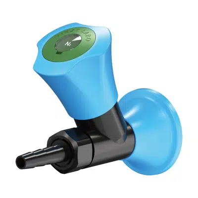 Image for Black faucet on base, nitrogen