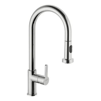 Immagine per 75624 - SANIFIRST - HEALTHCARE TAPS - Sink mixer tap with extractable hand spray