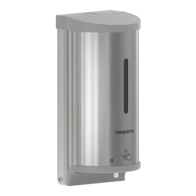 Image for Electronic soap and gel dispenser, 800 ml, batteries, brushed stainless steel 304