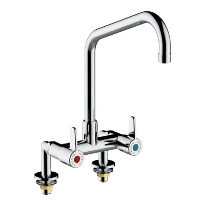 Imagem para 70808 - PRESTO CHEF - Deck-mounted mixer tap with 2 holes – upward spout}