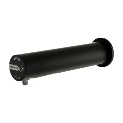 Image pour  LINEA Wall-Mounted Liquid + Foam Sensor Soap Dispenser 1L Plug-In Black Matte FInish