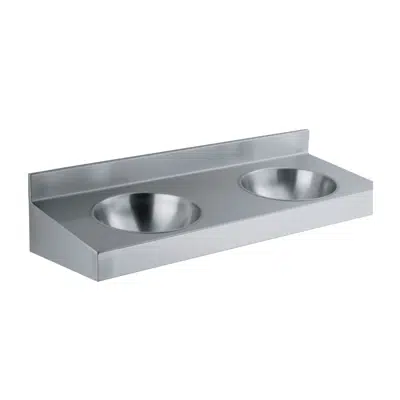 รูปภาพสำหรับ 71024 - Wall-mounted Double Washbassin - 1200mm