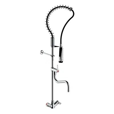 Image pour PRESTO CHEF - PILLAR - DECK-MOUNTED MIXER WITH SPRAY AND SPOUT