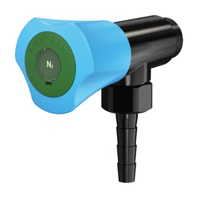 Image for Single tap wall-mounted outlet with removable spout, black, nitrogen