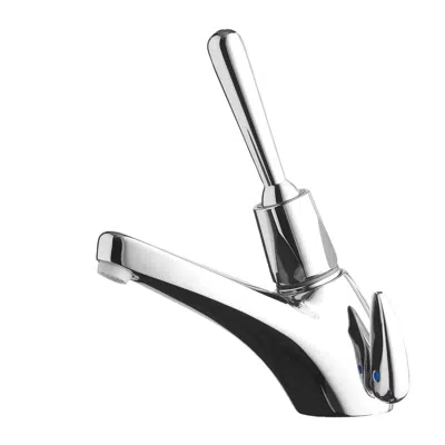 Image for 68228 - P700 Deck-mounted mechanical self-closing basin mixer with lever