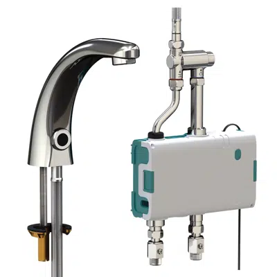 Image for 74014 - SANIFIRST - HEALTHCARE TAPS - Kit - Electronic box + electronic faucet 75209 with mains connection