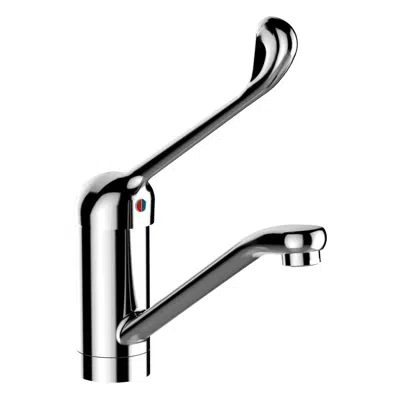 Image pour Modul'Mix Ø40 Mitigeur d'évier à bec orientable commande coude h160 s230