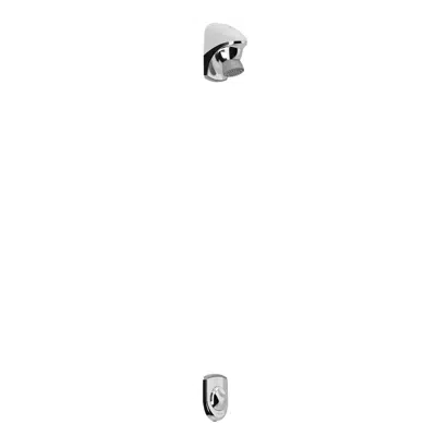 Image for 27488 - DL 400 SE timed-flow shower, concealed with wall head, with stop valve