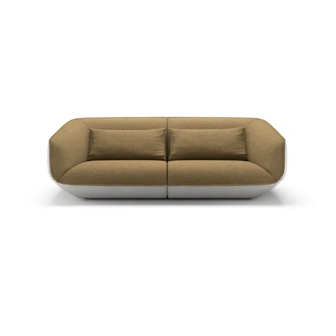 Pilotis Sofa without back cushions Cor