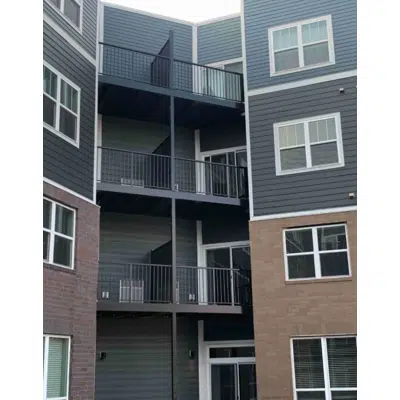 Image for Rounded Single Top Rail SureSet™ HD Balconies