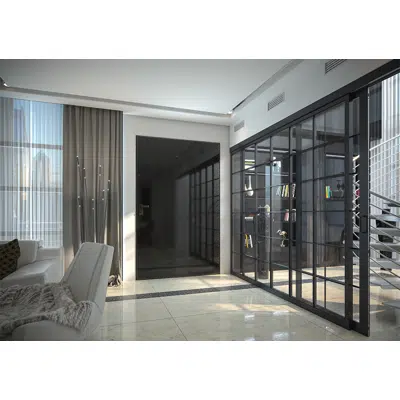 kuva kohteelle DI.BIG The pivot security door that combines design and safety in case of wide openings.
