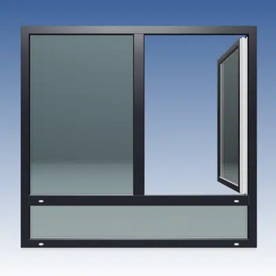 Image for Tilt & Turn Window with fixed sublight and side part - SOFTLINE 82 MD