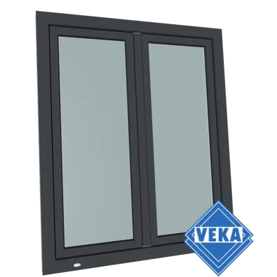 Image for Two part moveable mullion window - VEKA Softline 82 AD