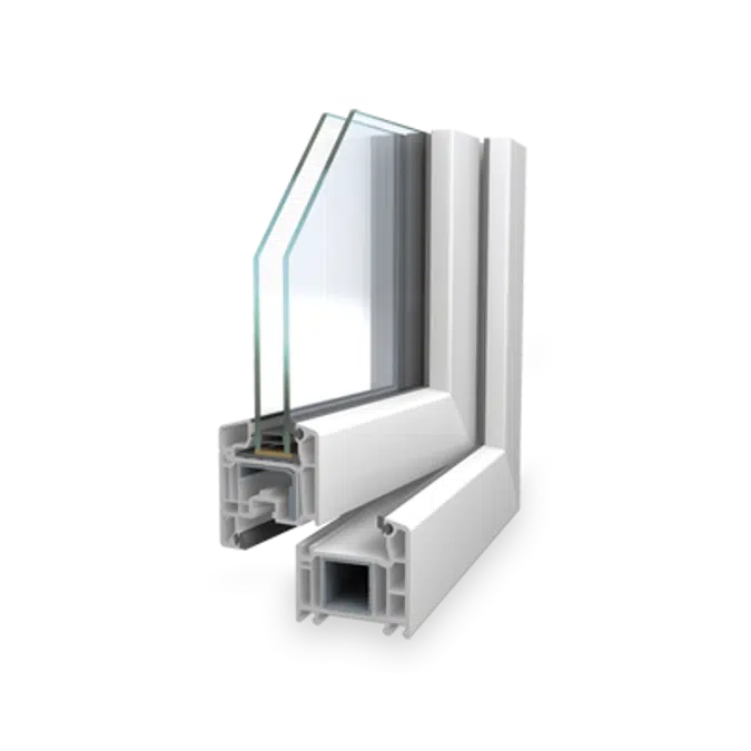 Fixed in frame window - VEKA Softline 70 AD