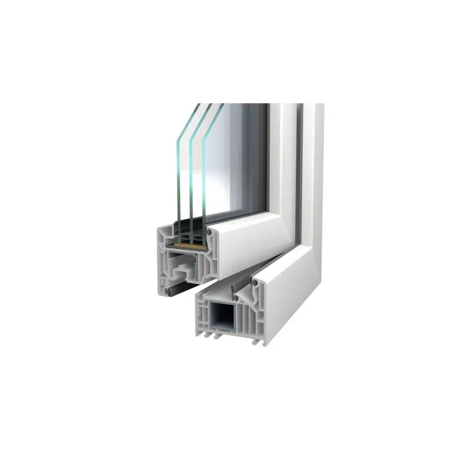 Ventana oscilobatiente de una hoja - VEKA Softline 82 MD