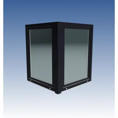 Image for Two Tilt & Turn Window with corner coupling - SOFTLINE 82 MD