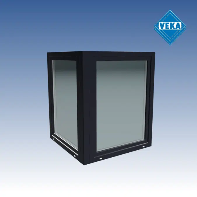 Two Tilt & Turn Window with corner coupling