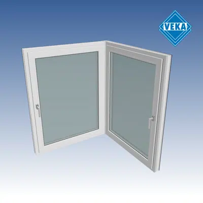 Immagine per Two Tilt & Turn Window with corner coupling