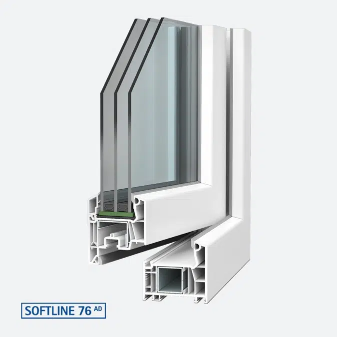 Tilt & Turn Window with roller shutter  - SOFTLINE 76 AD & VEKAVARIANT 2.0