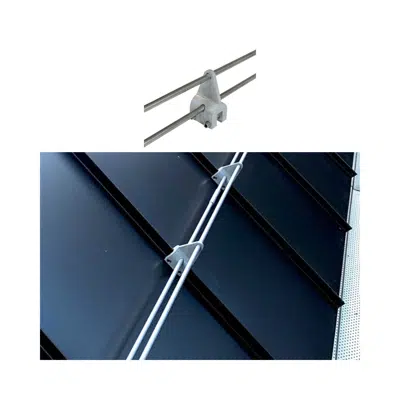 Image for Standing Seam 2-Pipe Snow Guard (ASG4025-Mini)