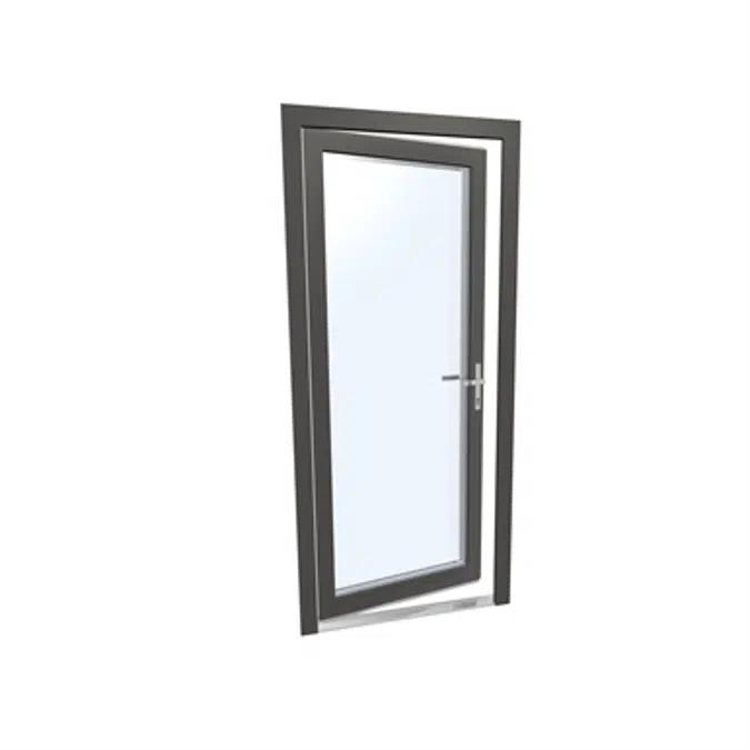 Fenêtre Porte simple UPVC Aluminium Internorm KF310 1T