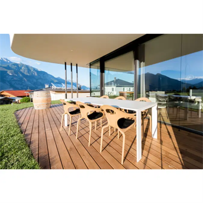 Glass Corner Wood-ALU HS330