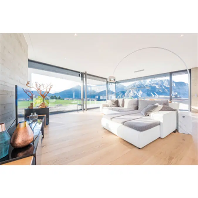 Glass Corner Wood-ALU HS330