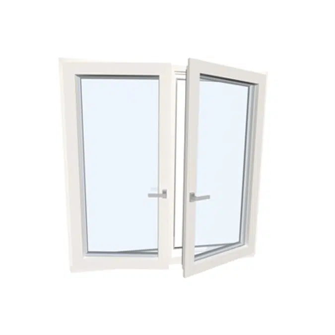 Fenster zweiteilig PVC-ALU Internorm KF310 3