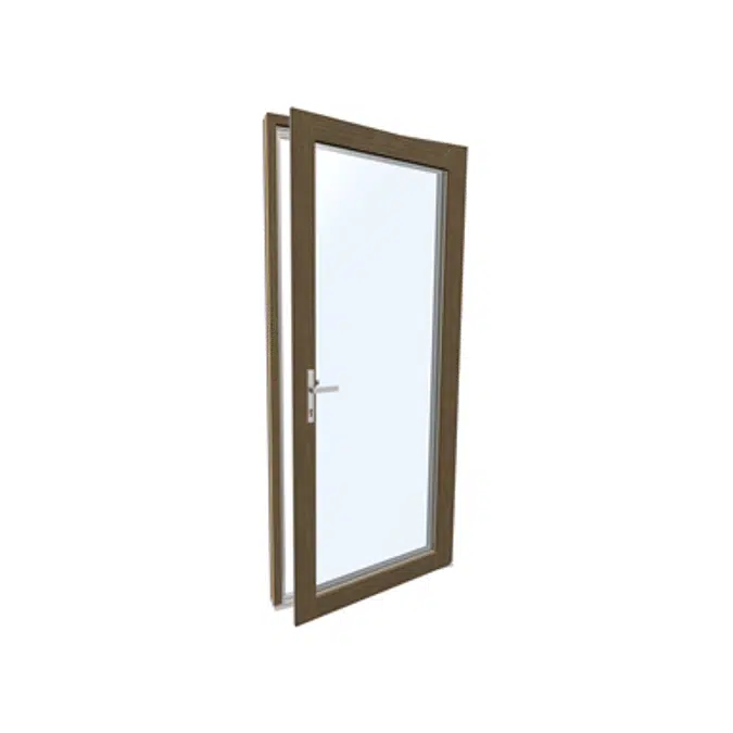 Finestra Porta singola Legno Alluminio Internorm HF410 1T