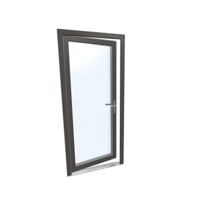 Window Door single Wood Aluminium Internorm HF410 1T