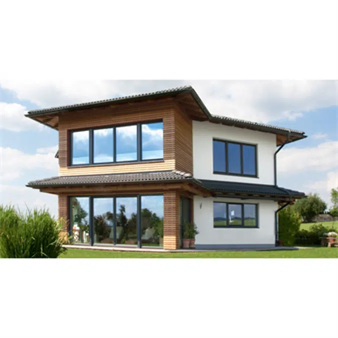 Window single UPVC-ALU Internorm KF410 1