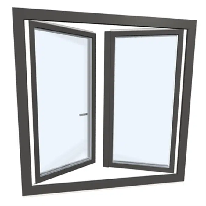 Dvojité okno UPVC hliník Internorm KF410 5