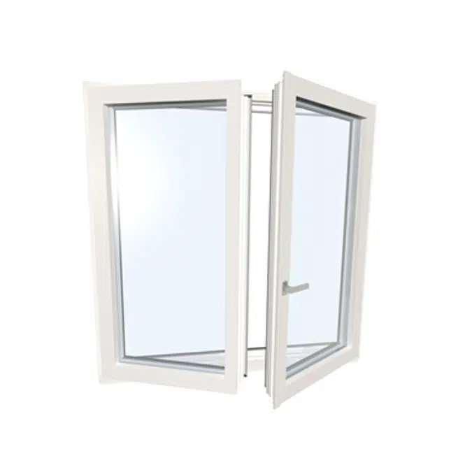 Ventana doble UPVC Aluminio Internorm KF310 5