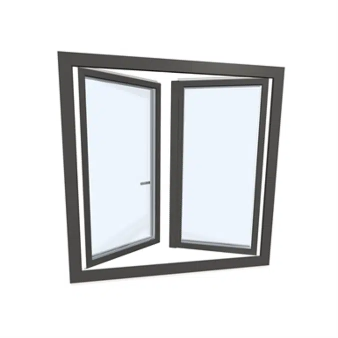 Fenster zweiteilig PVC-ALU Internorm KF310 5