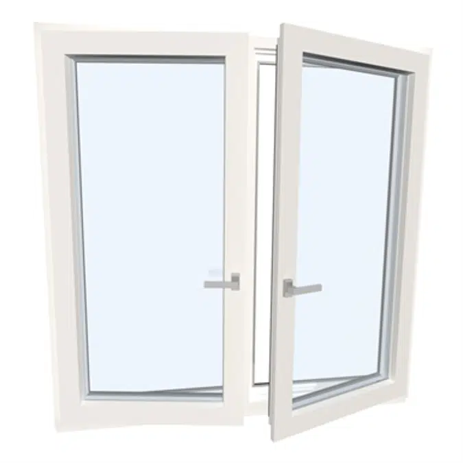 Fenster zweiteilig PVC-ALU Internorm KF410 3