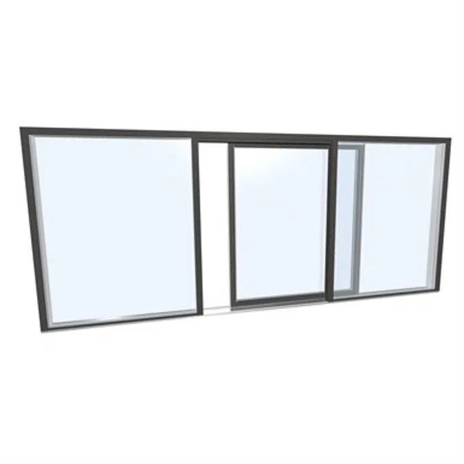 Slidingdoor Triple UPVC-ALU Internorm KS430 G