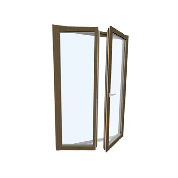 Windowdoor double Wood-ALU Internorm HF410 5T