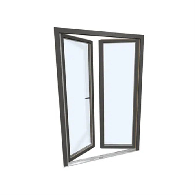 Windowdoor double Wood-ALU Internorm HF410 5T