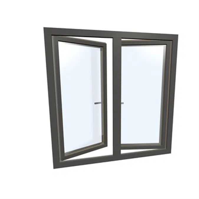 Ventana doble Madera Aluminio Internorm HF410 3