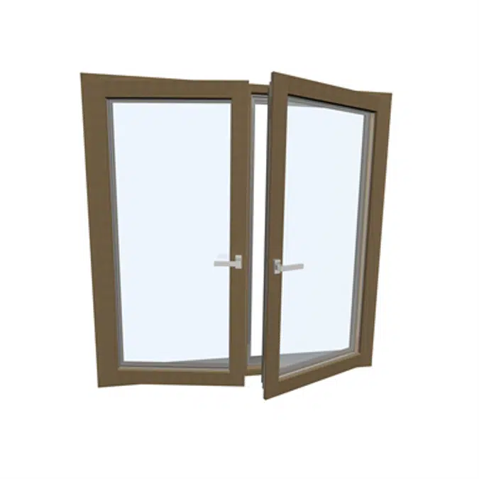 Window double Wood Aluminium Internorm HF410 3