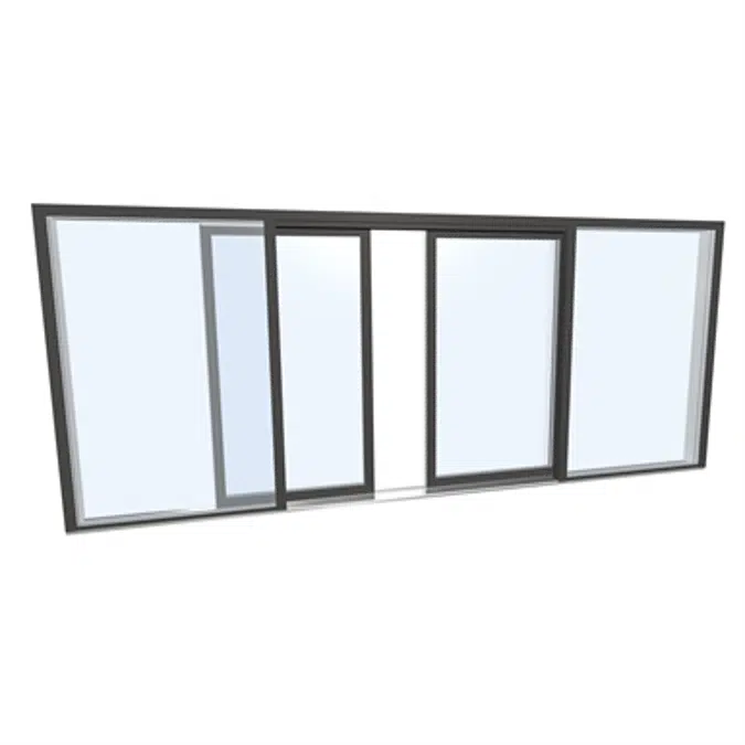 Porta Scorrevole quad UPVC Alluminio Internorm KS430 C