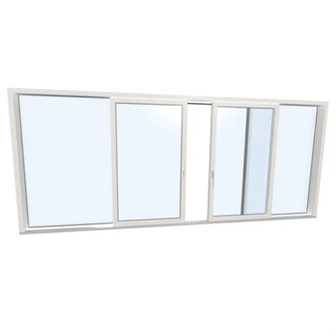 Porta Scorrevole quad UPVC Alluminio Internorm KS430 C