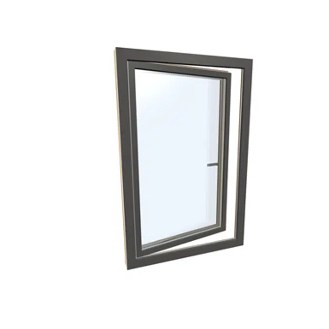 Ventana simple Madera Aluminio Internorm HF410 1